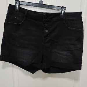 Apt. 9 Black Jean Shorts for Women